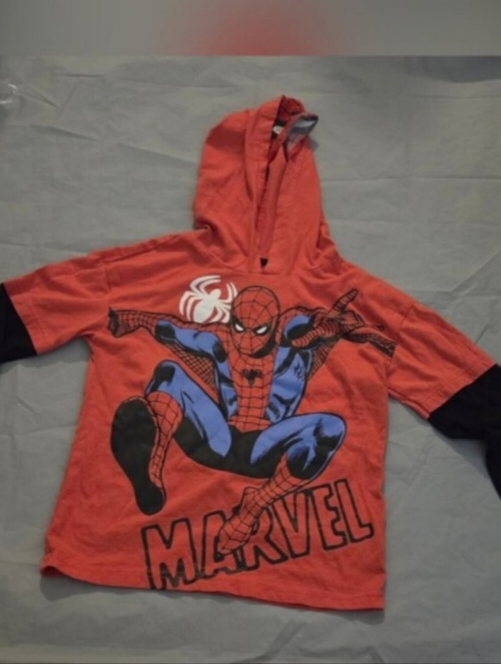Marvel Hooded Shirts Size 5